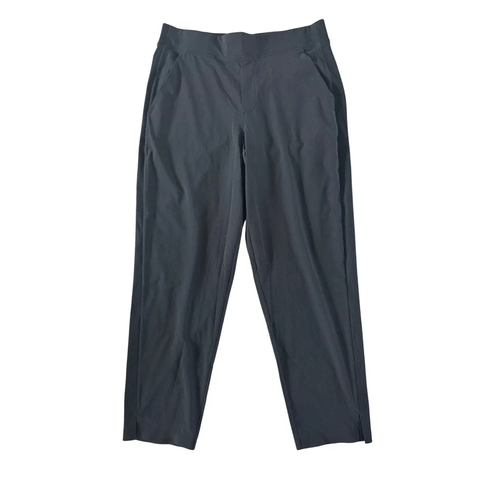 ATHLETA Brooklyn Ankle Pant Black Pants 10 Stretch Tapered Travel #198671 $99 - Picture 4 of 12